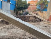 محافظة الجيزة تزيل حالات بناء مخالف بمنطقة المنصورية فى الهرم