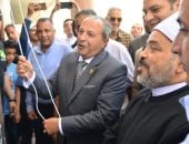 محافظ بورسعيد يفتتح "مسجد الرضوان" بحى الفيروز بمدينة بورفؤاد