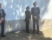 وزير الثقافة ونظيرته الفرنسية فى جولة بجناح مصر ببينالى فينيسيا للعمارة