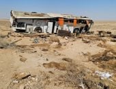 سوريا.. مصرع 6 أشخاص بحادث اصطدام حافلة ركاب وشاحنة على طريق تدمر دير الزور