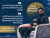 حلم مصري.. محمد صلاح يتحدث عن الكرة الذهبية (إنفوجراف)