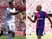 برشلونة يتقدم على ريال مدريد 4-2 فى شوط بذكريات ميسي ورونالدو.. فيديو