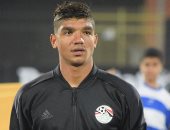محمد صبحى يشارك فى تدريبات حراس الزمالك