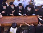 أقباط الأقصر يحتفلون بعيد استشهاد الأم دولاجى وأولادها الأربعة.. صور