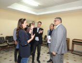 محافظ الجيزة يتفقد أعمال رفع كفاءة منشآت مدينة الطلبة والطالبات فى العجوزة