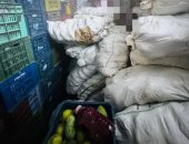 ضبط 7 أطنان مانجو وفراولة وعصائر وأيس كريم بمحل تجهيز وتعبئة العصائر في بنها