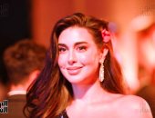 ياسمين صبرى وإياد نصار يحتفلان بعرض فيلم المشروع X.. صور 