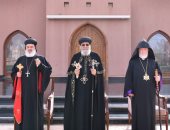 بطاركة الكنائس الأرثوذكسية الشرقية يترأسون القداس الإلهى من الكاتدرائية بالعباسية