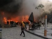 معاينة حريق الشيخ زايد: النيران التهمت وحدة مستغلة كمطعم مأكولات ومشروبات سريعة