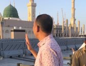 قطعة من الجنة.. جولة «اليوم السابع» توثق لحظات النور بروضة الحبيب.. فيديو
