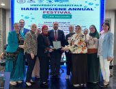 المستشفيات الجامعية تنظم "الاحتفالية السنوية لنظافة الأيدى"