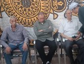 محمود الخطيب يتلقى عزاء شقيقته فى قنا