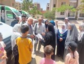 صحة القليوبية تنظم قافلة طبية مجانية بروضة العبور لدعم الأشقاء الفلسطينيين