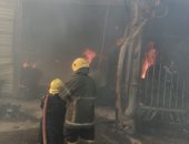 السيطرة على حريق فى ورشة تصنيع قطن بالغربية والنيران تلتهم 3 أطنان.. صور