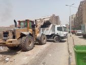 رفع 150 طن مخلفات خلال حملات نظافة بمنطقة المصرف فى بولاق الدكرور