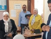 مدير تعليم سوهاج يتابع امتحانات النقل بالمراحل الثانوية والإعدادية فى المراغة