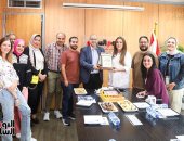 "اليوم السابع" يكرم كندة علوش بعد نجاحها في مسلسل "إخواتي".. صور