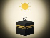 بعد قليل .. الشمس تتعامد على الكعبة المشرفة فى ظاهرة فلكية مميزة