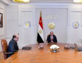 الرئيس السيسي يتابع مستجدات العمل بمشروعات جهاز مستقبل مصر.. ويؤكد ضرورة توافر الأرصدة الاستراتيجية من السلع الأساسية لمدد كافية.. ويوجه بتحقيق طفرة تضمن قدرة الدولة على حماية الأمن الغذائى للشعب المصرى (فيديو)