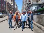 نائب وزير الإسكان يتفقد محافظة الإسكندرية بعد الاضطرابات الجوية