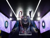 كأس نهائى أبطال أوروبا تزين ملعب أليانز قبل قمة باريس سان جيرمان والإنتر