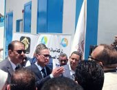 محافظ سوهاج يطلق التشغيل التجريبى لمحطة مياه المحزمين بمركز جهينة