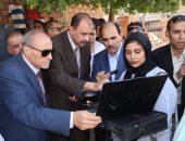 محافظ سوهاج يتفقد أعمال تطوير وتجميل ميدان الخلوة بأخميم