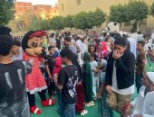 أجواء احتفالية وعائلية.. فرحة العيد تملأ ساحة الرضوان بمدينة السلام (صور)