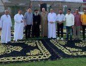 القمص إيليا يهنئ المسلمين بعيد الأضحى من ساحة الصلاة بالقنايات شرقية