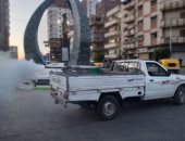 رش وتطهير الحدائق والمنتزهات وأماكن التجمعات خلال إجازة العيد بدسوق.. صور