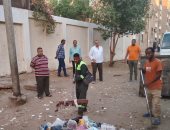 رفع 250 طن قمامة بحى المحمودية بمدينة أسوان