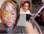 جنون الظهور.. قصة بلوجر كادت تفقد عينها بسبب الوشم (صور)