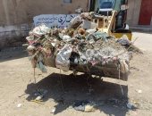 رفع 150 طن من القمامة والمخلفات بـ6 قرى بمركز سوهاج