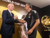 مؤتمر صحفي لـ مدربى الأهلي وإنتر ميامي بحضور إنفانتينو ورونالدينيو (صور)