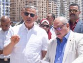 محافظ الإسكندرية يتابع تنفيذ المشروعات القومية بطريق الكورنيش