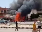 السيطرة على حريق اندلع داخل مخزن أخشاب فى المطرية