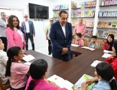 رئيس الوزراء يتفقد مشروع "كتابك" الثقافى بقرية زاوية صقر بمحافظة البحيرة