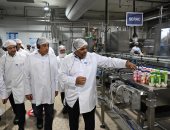 رئيس الوزراء يتفقد مصنع شركة "بيتي" لمنتجات الألبان بالنوبارية