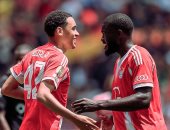 جمال موسيالا البديل يسجل الهاتريك ويضيف تاسع أهداف البايرن ضد أوكلاند سيتى