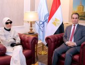 أحمد المسلماني يفتتح استديو نجيب محفوظ بحضور ابنة الأديب العالمى