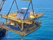 البترول البحرية تنتهي من تركيب المنصة البحرية بمشروع غاز غرب البرلس