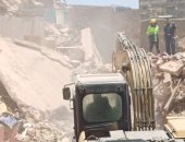 انتهاء عمليات البحث بالمنزل المنهار فى السيدة زينب بعد استخراج 8 جثث