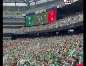 فرحة جماهير بالميراس البرازيلى بالتقدم على الأهلى (فيديو)