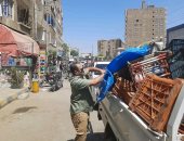 تحرير 105 محضر ومخالفة فى حملة بحى غرب سوهاج