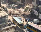محافظ القاهرة: عقار شبرا المنهار صادر له قرار تنكيس وكان خاليا