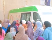 توقيع الكشف الطبي على 1500 حالة في أول أيام قافلة طبية بالغربية