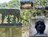 غضب بعد سرقة 4 تماثيل رومانية برونزية من قصر تاريخى فى بريطانيا