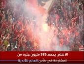 الأهلي يحصد 585 مليون جنيه من المشاركة فى كأس العالم للأندية.. فيديو