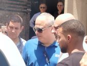 وصول جثمان محمد عبد المنعم لمسجد عمر مكرم استعدادا لتشييع جنازته