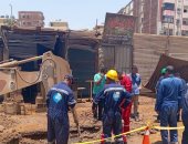 احتواء تسريب غاز طبيعى بمنطقة السيل الجديد فى أسوان